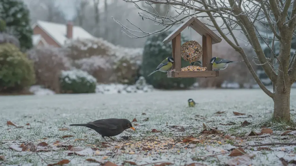 Perché il merlo evita la mangiatoia e come nutrirlo correttamente in inverno