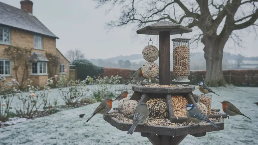Come gli inglesi nutrono gli uccelli in inverno: un trucco semplice che ancora ci manca