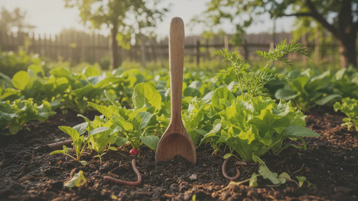 Perché i giardinieri esperti seppelliscono un cucchiaio di legno nell’orto